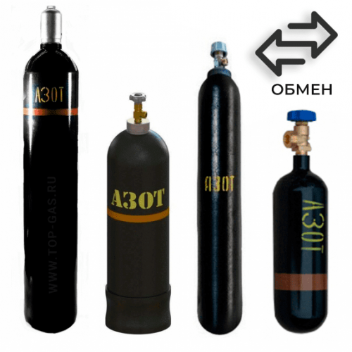 Обмен азотных баллонов в Апрелевке